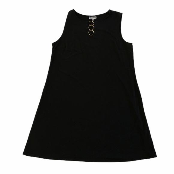 JM Collection Dresses & Skirts - 5/$15 XL JM Collection dress black with rings